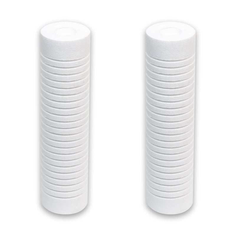 CFS â€“ 2 Pack Universal Fine/Normal Sediment Water Filter Cartridges Compatible with AP110 Models, AO-WH-PREV-R2 â€“ Remove Bad Taste & Odor â€“ Whole House Replacement Filter Cartridge â€“ 5 Micron - Image 1